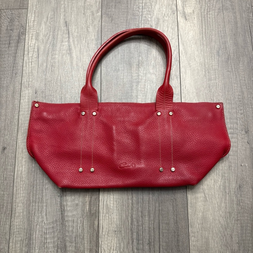 CATS Red Leather Tote